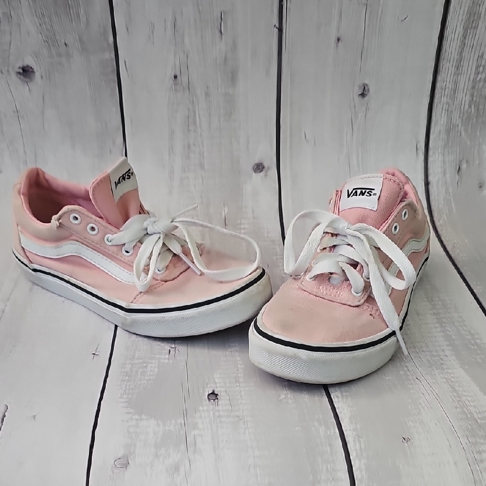 Vans Kids Light Pink Sneakers